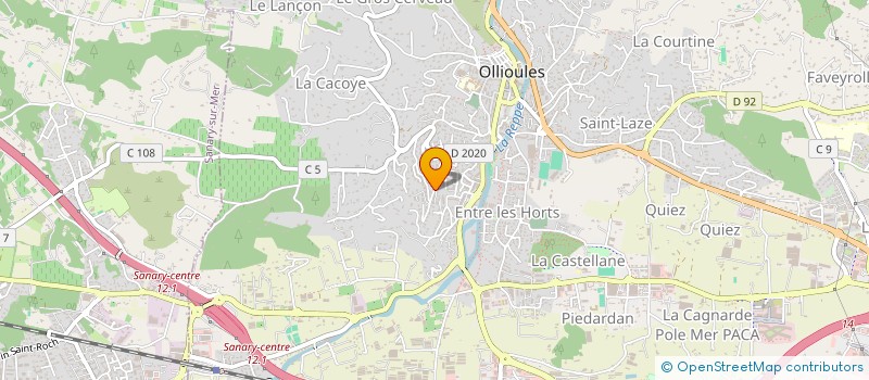 localisation de l'entreprise MONSIEUR GIOVANNI TUFANO à OLLIOULES