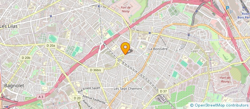 localisation de l'entreprise MONSIEUR GIOVANNI VANNONI  MONTREUIL