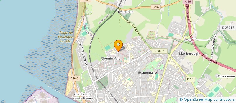 localisation de l'entreprise MONSIEUR GIOVANNI VENEL  BOULOGNE-SUR-MER