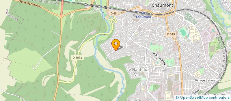localisation de l'entreprise MONSIEUR GIOVANNY BEAUZEMONT à CHAUMONT