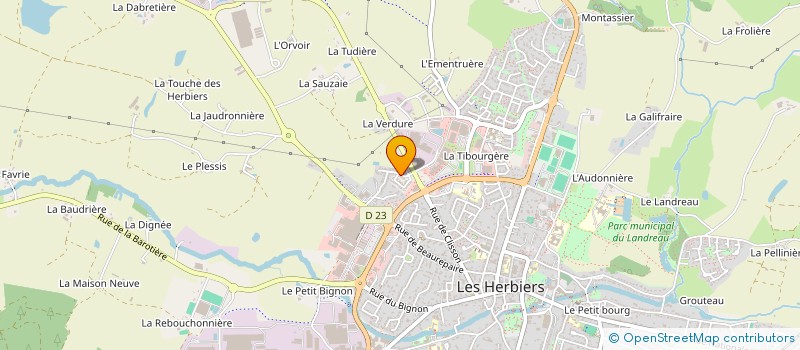 localisation de l'entreprise MONSIEUR GIOVANNY BORDAGE  LES HERBIERS