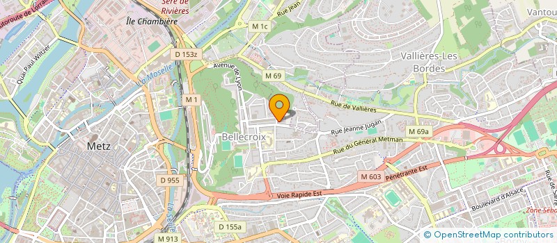 localisation de l'entreprise MONSIEUR GIOVANNY HOFFMANN  METZ