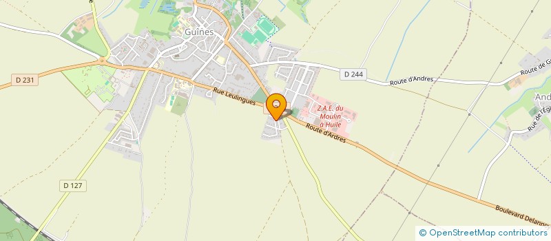 localisation de l'entreprise MONSIEUR GIOVANNY ZIELONKA  GUINES