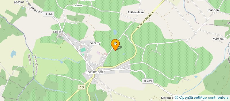 localisation de l'entreprise MONSIEUR GIOVANONI LORENZATO  SAMAZAN