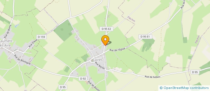 localisation de l'entreprise MONSIEUR GIOVANY BARTE  LAIRES