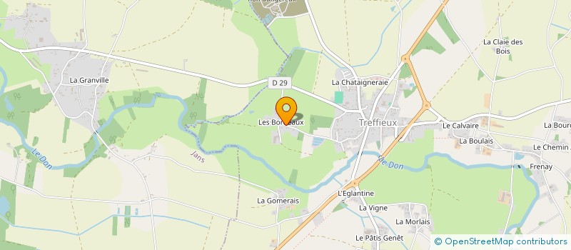 localisation de l'entreprise MONSIEUR GIOVANY LAMARRE  TREFFIEUX