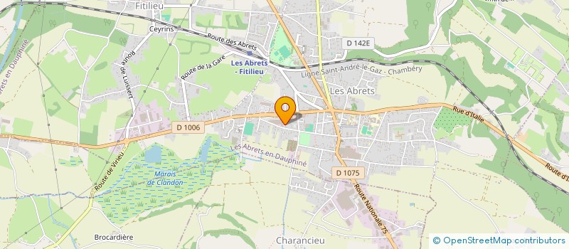 localisation de l'entreprise MONSIEUR GIOVANY SERRANO  LES ABRETS EN DAUPHINE