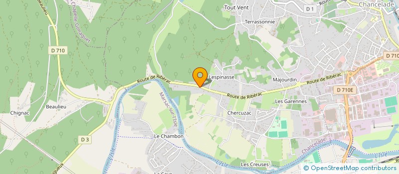 localisation de l'entreprise MONSIEUR GIPSY FLORES  CHANCELADE