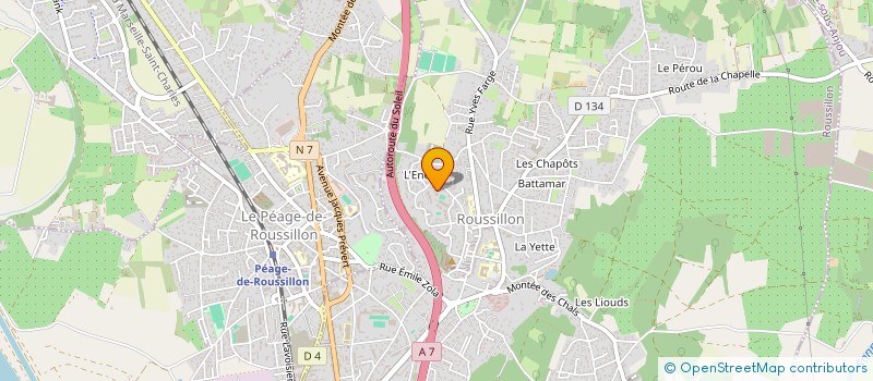localisation de l'entreprise MONSIEUR GIRAY CALIK à ROUSSILLON