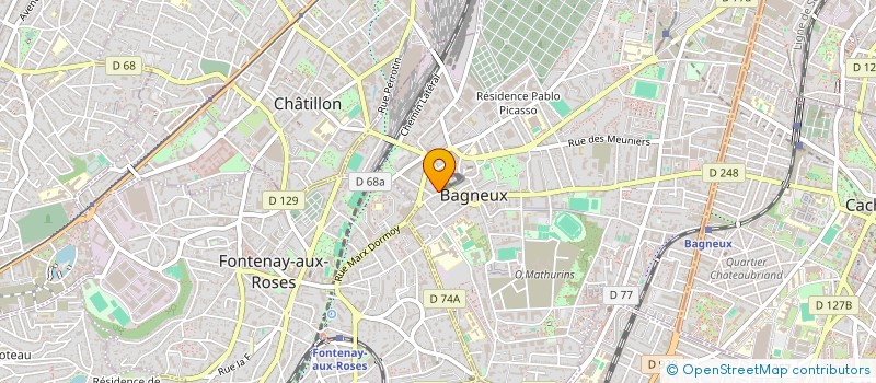 localisation de l'entreprise MONSIEUR GIREG AUBERT à BAGNEUX