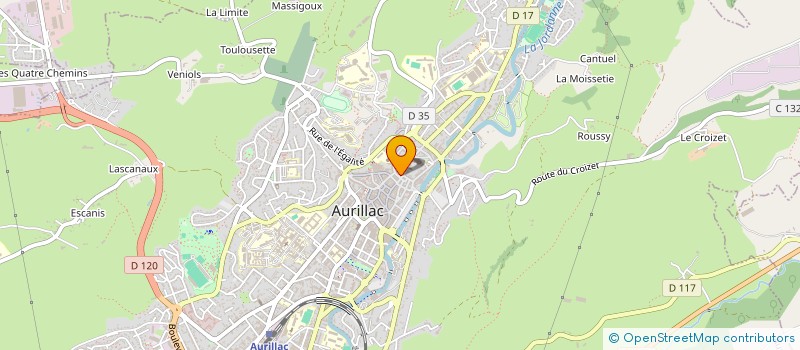 localisation de l'entreprise MONSIEUR GIRMAY GUESH à AURILLAC