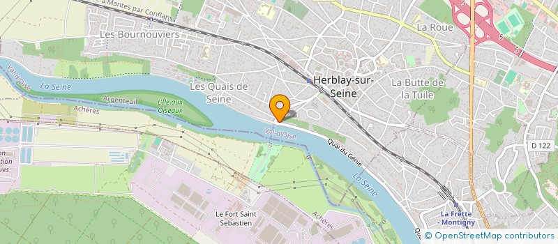 localisation de l'entreprise MONSIEUR GIROLD LAINE  PIERRELAYE