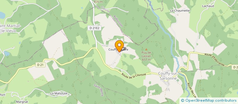 localisation de l'entreprise MONSIEUR GISELE BOURDOULEIX  COUFFY-SUR-SARSONNE