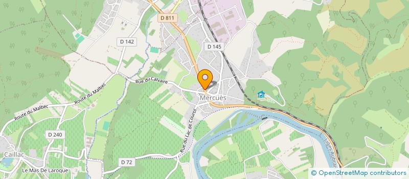 localisation de l'entreprise MONSIEUR GISELE BUFI  MERCUES