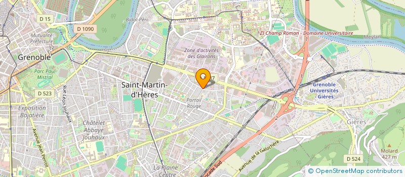 localisation de l'entreprise MONSIEUR GISELE DALBAN  SAINT-MARTIN-D'HERES