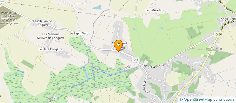 localisation de l'entreprise MONSIEUR GISELE HUGUET à MISSILLAC