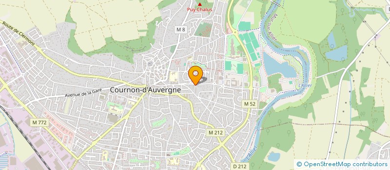 localisation de l'entreprise MONSIEUR GISELE MOUTARDE à COURNON-D'AUVERGNE
