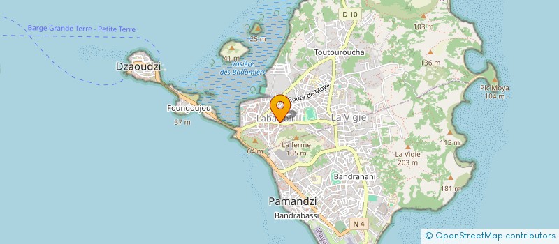 localisation de l'entreprise MONSIEUR GISELE NOTARI à DZAOUDZI
