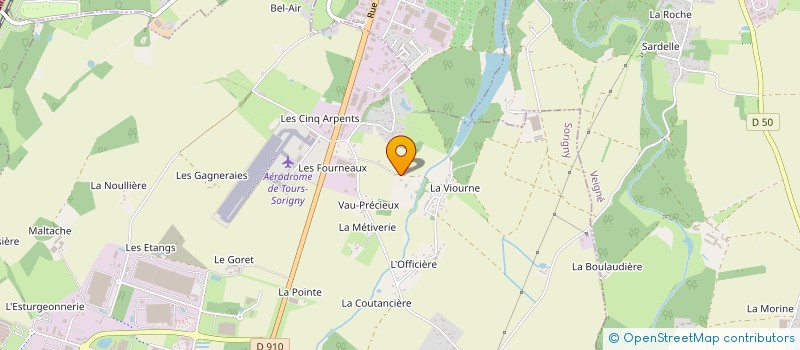 localisation de l'entreprise MONSIEUR GISLAIN GOUJON  SORIGNY