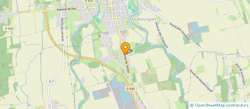 localisation de l'entreprise MONSIEUR GISLAIN TOULOUSE  MAUBOURGUET