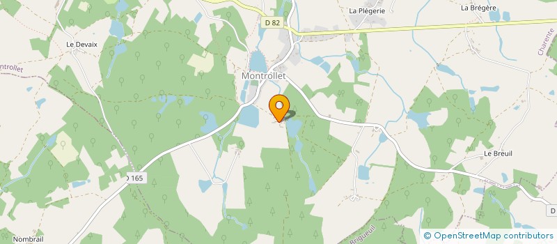 localisation de l'entreprise MONSIEUR GISLEBERT DU PIN DE LA GUERIVIERE à MONTROLLET