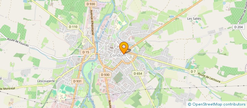 localisation de l'entreprise MONSIEUR GIULIAN DUMITRU  CONDOM