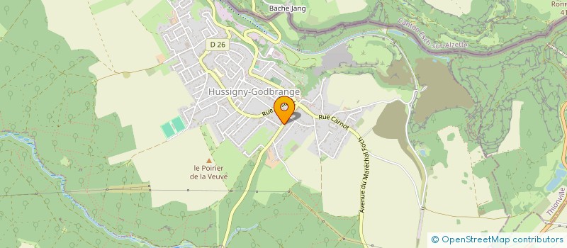 localisation de l'entreprise MONSIEUR GIULIAN GRIPPAUDO  HUSSIGNY-GODBRANGE