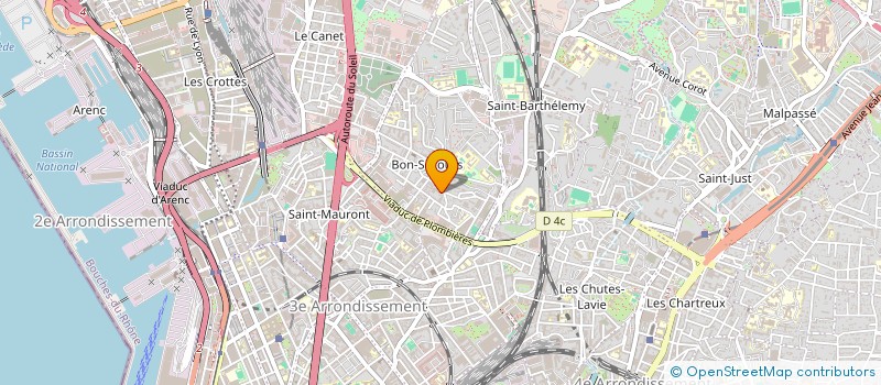 localisation de l'entreprise MONSIEUR GIULIANA MARIE à MARSEILLE