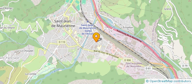 localisation de l'entreprise MONSIEUR GIULIANO CAMPAGNOLI  SAINT-JEAN-DE-MAURIENNE