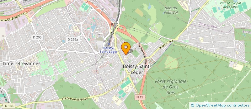 localisation de l'entreprise MONSIEUR GIULIANO HUMBERT à BOISSY-SAINT-LEGER