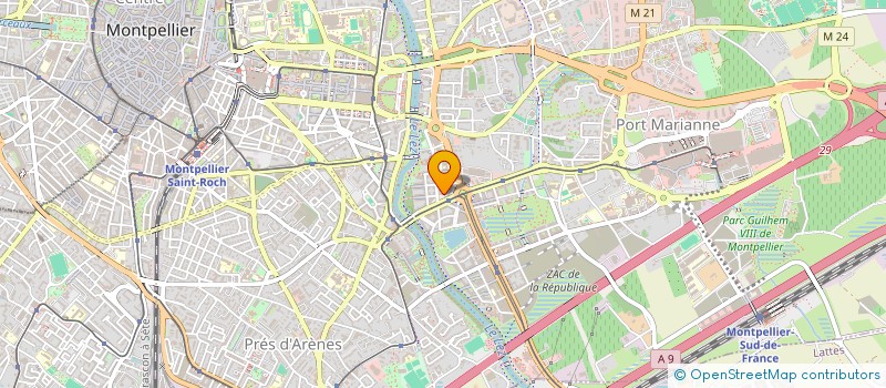 localisation de l'entreprise MONSIEUR GIULIANO L'HOURRE  MONTPELLIER