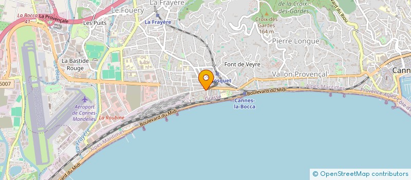 localisation de l'entreprise MONSIEUR GIULIANO LECONTE  CANNES