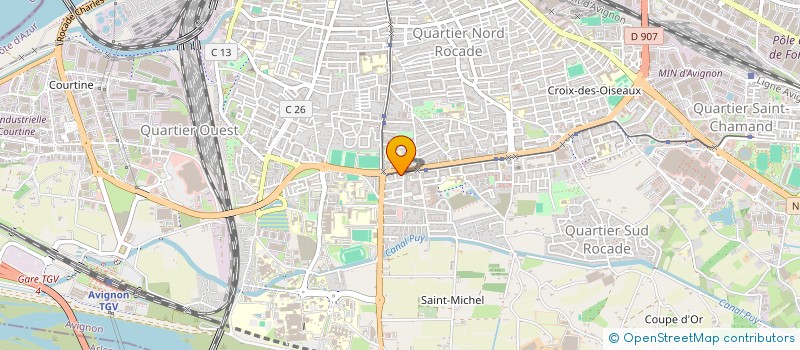 localisation de l'entreprise MONSIEUR GIULIANO LOZIC  AVIGNON