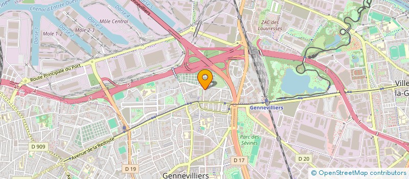 localisation de l'entreprise MONSIEUR GIULIANO LUCAS à GENNEVILLIERS