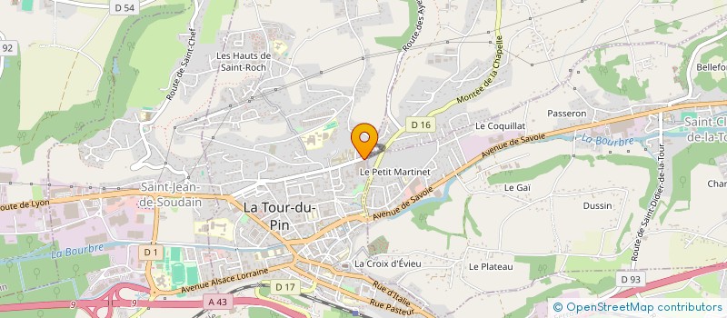 localisation de l'entreprise MONSIEUR GIULIANO SGROI  LA TOUR-DU-PIN