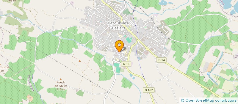 localisation de l'entreprise MONSIEUR GIULIANO TESORIO  CAZOULS-LES-BEZIERS