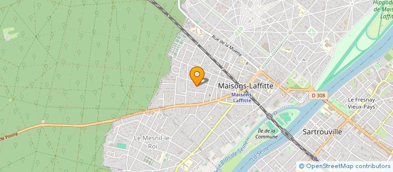 localisation de l'entreprise MONSIEUR GIULIO MARELLI à MAISONS-LAFFITTE