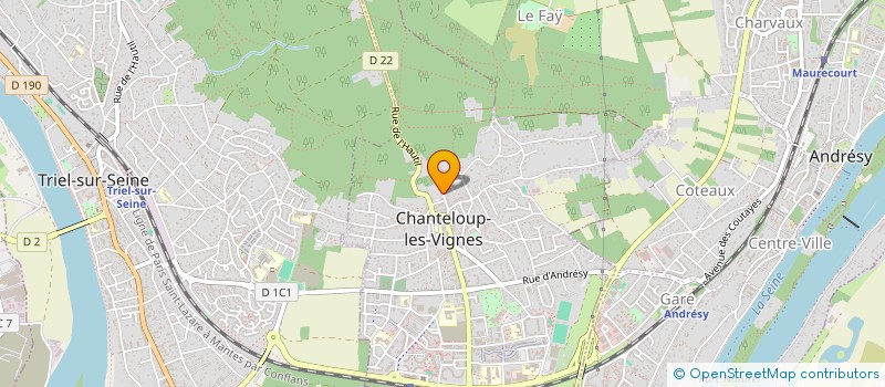 localisation de l'entreprise MONSIEUR GIULIO PIAZZON  CHANTELOUP-LES-VIGNES