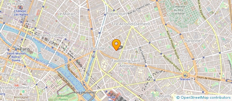 localisation de l'entreprise MONSIEUR GIULIO PILLININI à PARIS