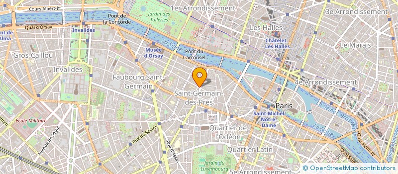 localisation de l'entreprise MONSIEUR GIULIO VINCENZI  PARIS