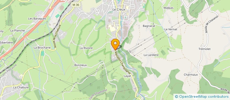 localisation de l'entreprise MONSIEUR GIUSEPPE ALESSI  SAINT-CHAMOND