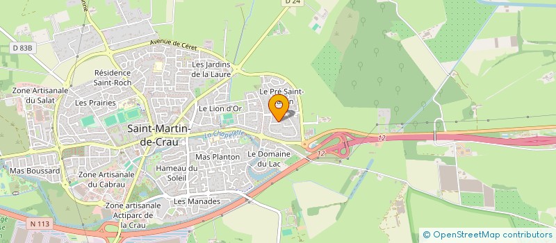 localisation de l'entreprise MONSIEUR GIUSEPPE AMBROSIO à SAINT-MARTIN-DE-CRAU