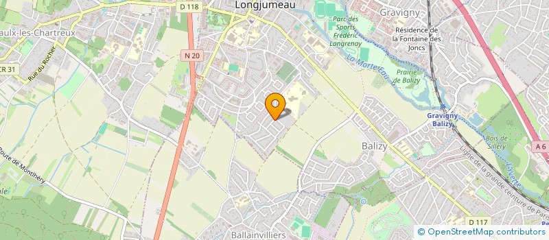 localisation de l'entreprise MONSIEUR GIUSEPPE BOMMARITO à LONGJUMEAU