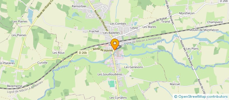 localisation de l'entreprise MONSIEUR GIUSEPPE CARTIA  MEZERIAT