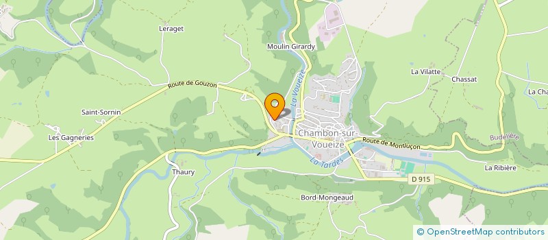 localisation de l'entreprise MONSIEUR GIUSEPPE CASA  CHAMBON-SUR-VOUEIZE