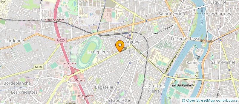 localisation de l'entreprise MONSIEUR GIUSEPPE CHIARBONELLO  TOULOUSE