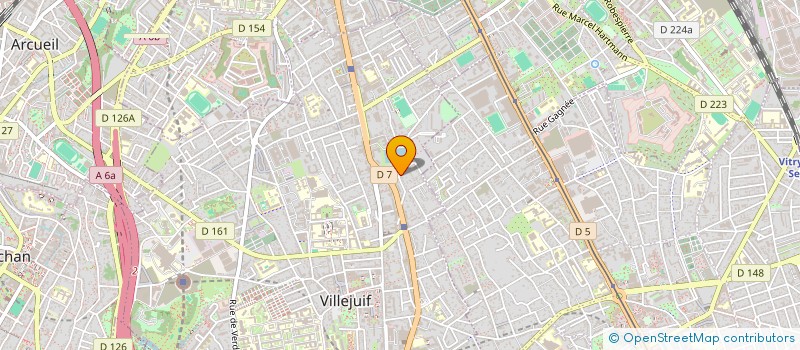 localisation de l'entreprise MONSIEUR GIUSEPPE CORCIONE  VILLEJUIF