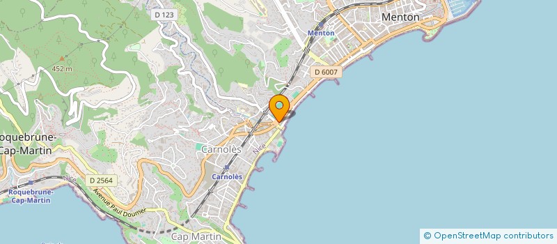localisation de l'entreprise MONSIEUR GIUSEPPE COSENZA à MENTON