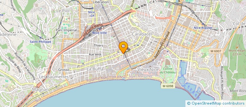 localisation de l'entreprise MONSIEUR GIUSEPPE CRESPA à NICE