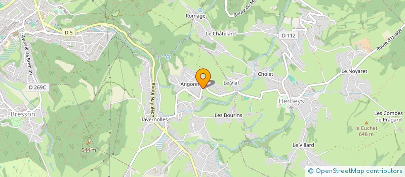 localisation de l'entreprise MONSIEUR GIUSEPPE CUSANNO  SAINT-DIZANT-DU-GUA